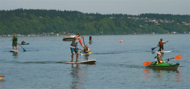 Stand up paddle boarding on the Olympic peninsula Stand up paddle boarding on the Olympic peninsula